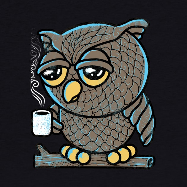 Owl I Want is Coffee by qetza